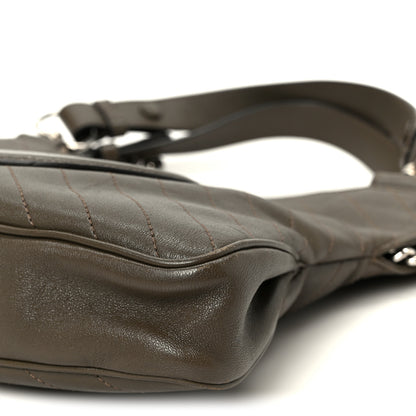 Gucci Sakai Be Green Calfskin Diagonal Stitched Small Blondie Tote Craclet Brown 11 of 11