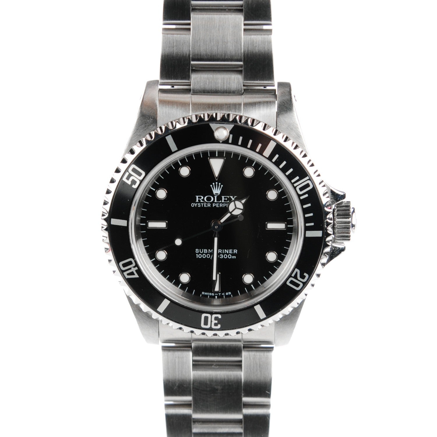 Rolex Stainless Steel 40mm Oyster Perpetual Submariner Date Watch Black 16610 1 of 6