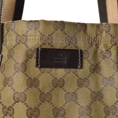 Gucci GG Monogram Medium Web Handle Vertical Tote Green 8 of 15