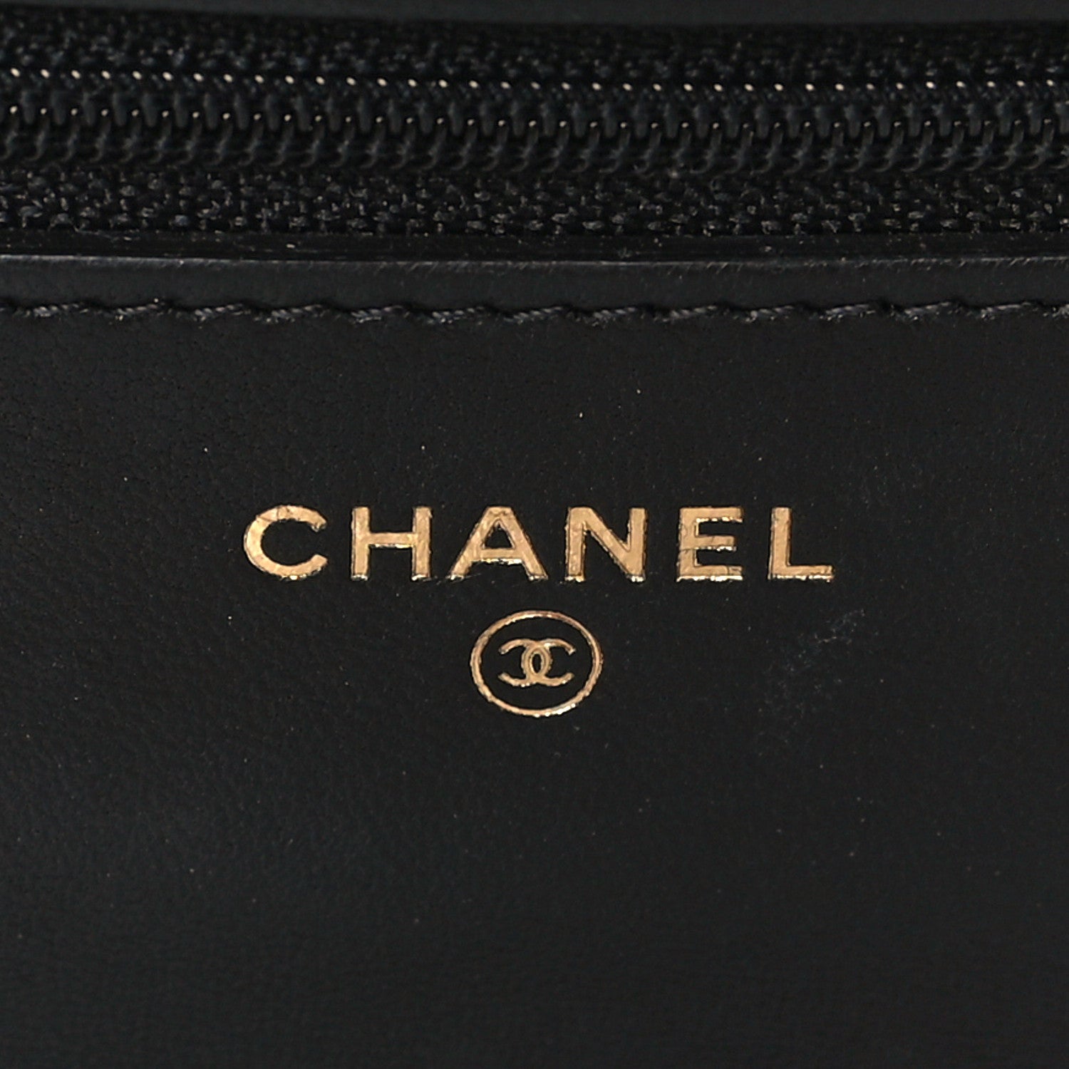 Chanel Lambskin Quilted Wallet On Chain WOC Black 6 of 11