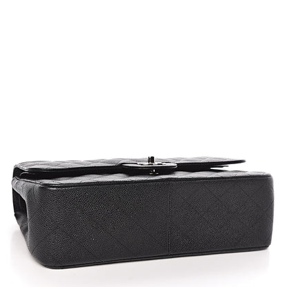 Chanel Caviar Quilted Jumbo Double Flap Black 4 of 11