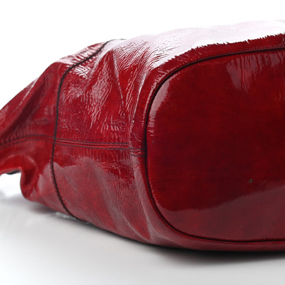 Givenchy Crinkled Patent Calfskin Medium Nightingale Red 7 of 11