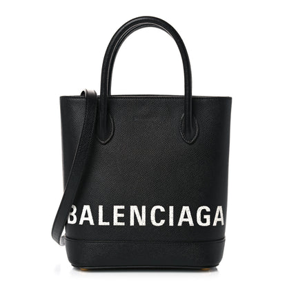 Balenciaga Grained Calfskin Ville Aj Tote XXS Black 1 of 18
