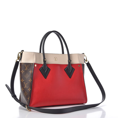 Louis Vuitton Calfskin Monogram On My Side Pirate Red 3 of 11