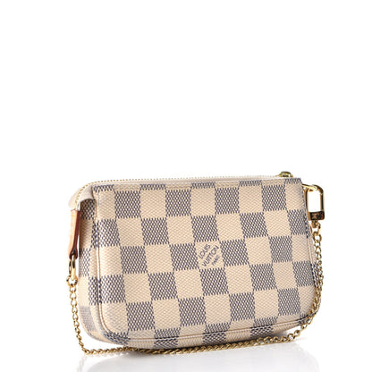 Louis Vuitton Damier Azur Mini Pochette Accessories 3 of 9