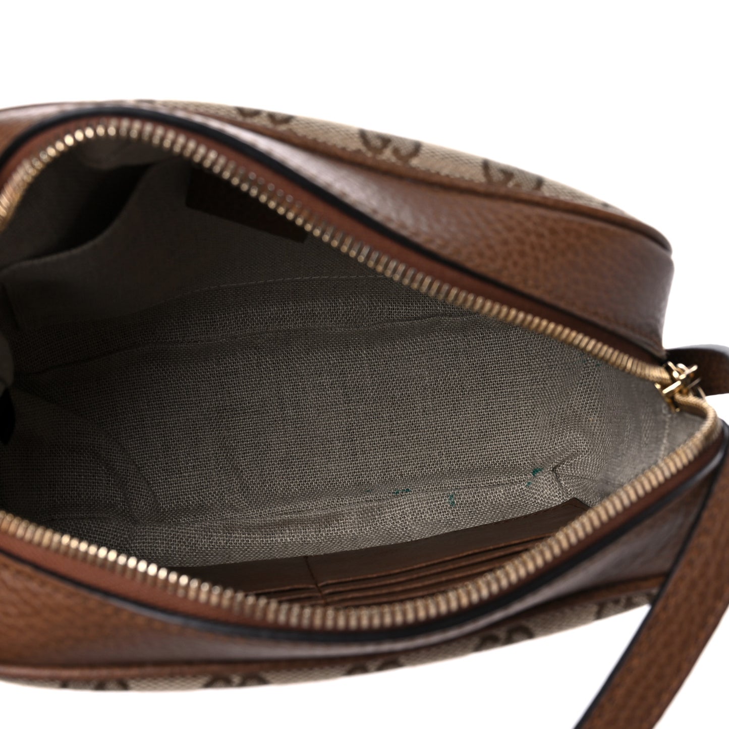 Monogram Mini Bree Messenger Bag Beige Tabacco
