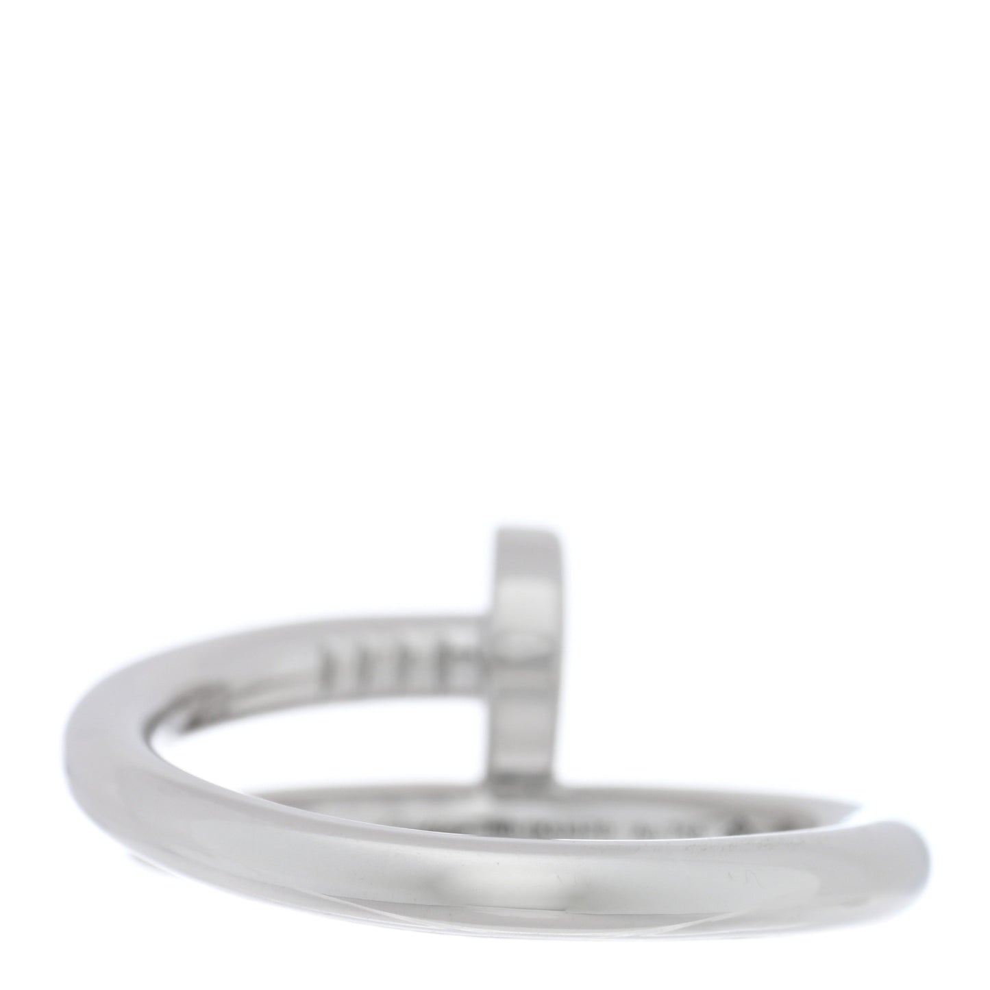 18K White Gold Juste Un Clou Ring 60 9