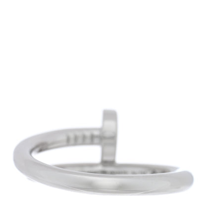 Cartier 18K White Gold Juste Un Clou Ring 60 9 3 of 5