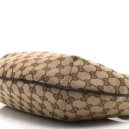 Gucci Monogram Medium Half Moon Hobo Dark Brown 11 of 11