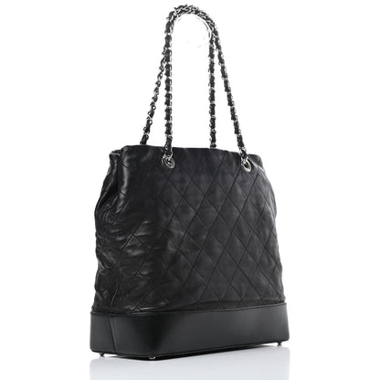 Chanel Calfskin Stitched Large VIP Shopping Tote Black 3 of 21