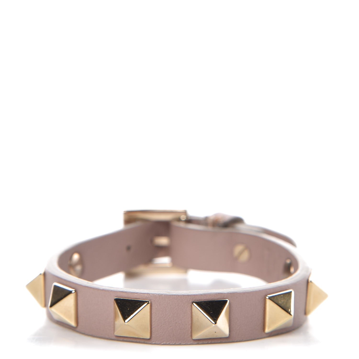 Valentino Garavani Vitello Rockstud Bracelet Blush 1 of 6