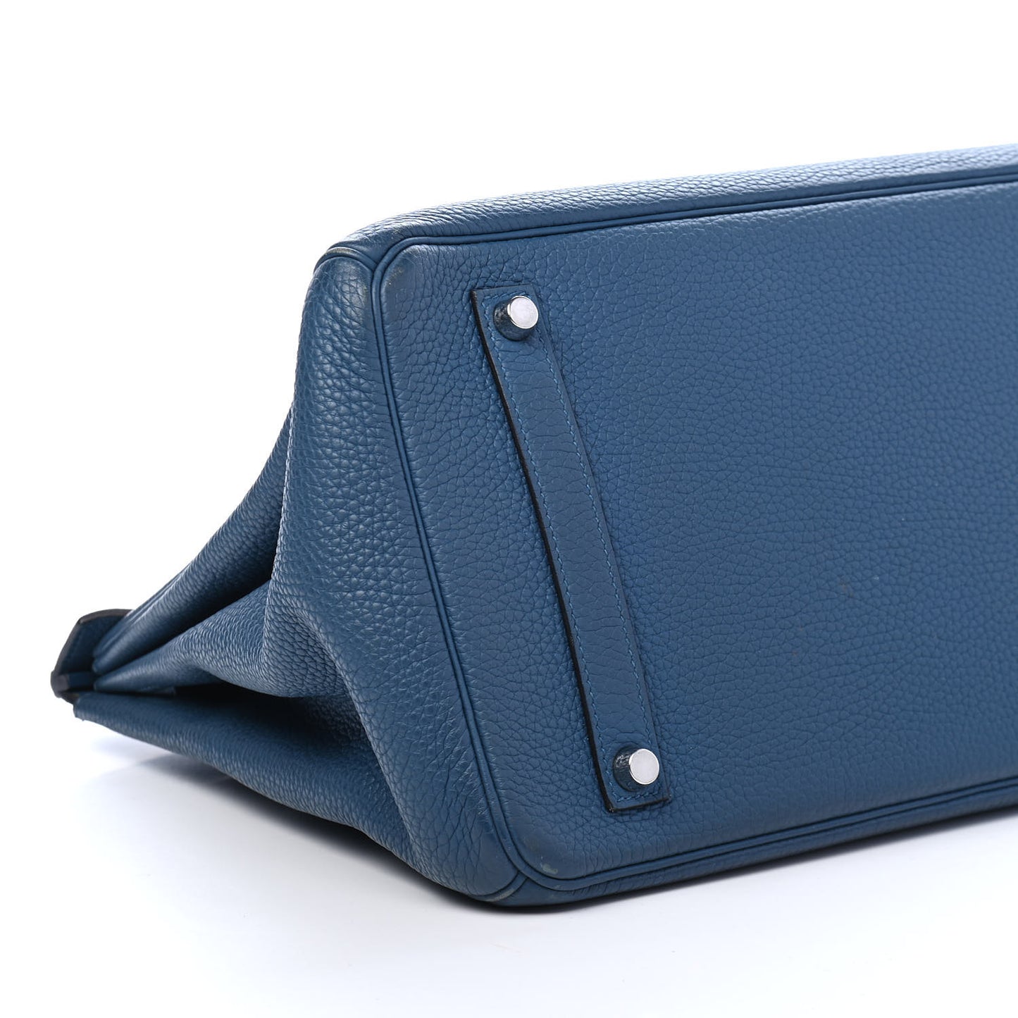 Taurillon Clemence Birkin 35 Bleu Thalassa