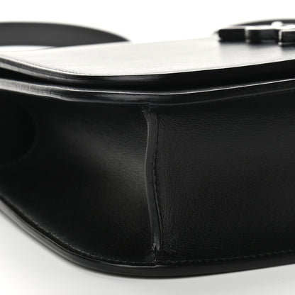 Saint Laurent Smooth Calfskin Small Spontini Saddle Bag Black 7 of 9
