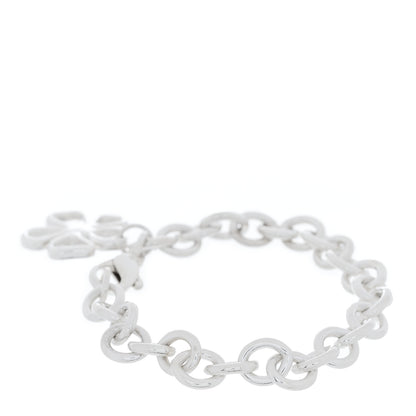 Tiffany Sterling Silver Flower Charm Bracelet 2 of 3