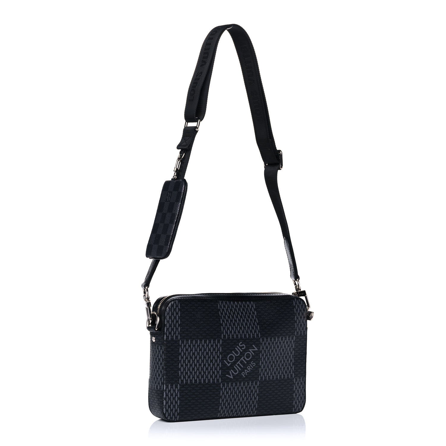 Louis Vuitton Damier Graphite 3D Trio Messenger 3 of 16