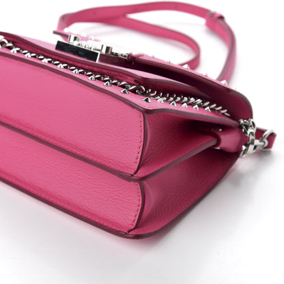 MCM Calfskin Studded Mini Patricia Crossbody Bag Sugar Pink 9 of 11