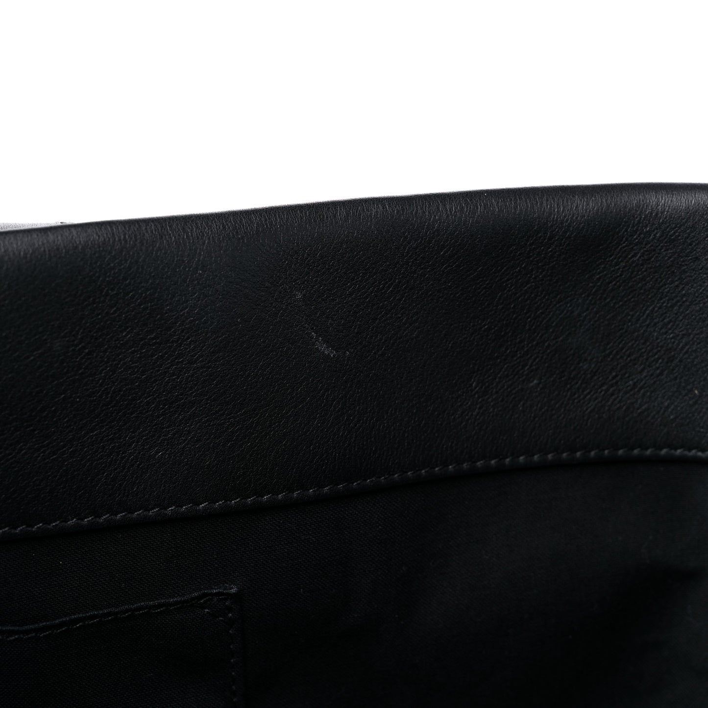Cotton Canvas Calfskin Cities New York Jumbo Small Tote Bag Natural