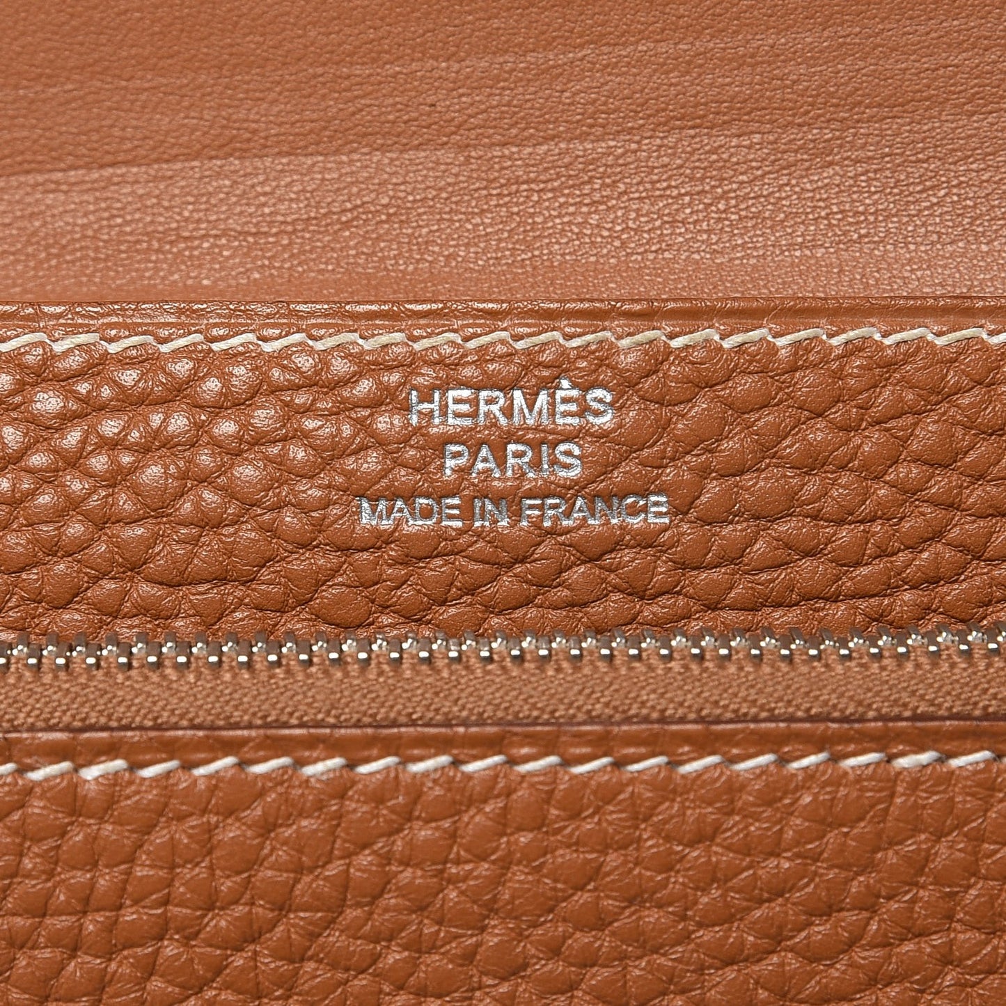 Togo Dogon Compact Wallet Gold