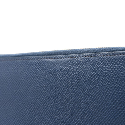 Hermes Epsom Silk'In Wallet Bleu Saphir 16 of 17
