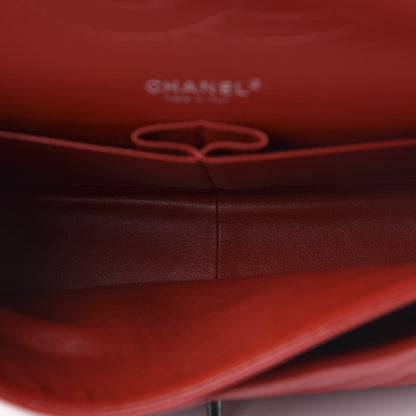 Chanel Caviar Quilted Jumbo Double Flap Red 4 of 10
