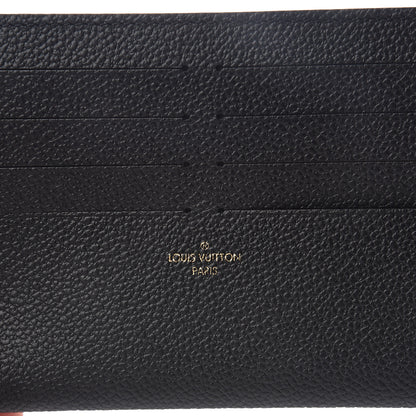 Louis Vuitton Calfskin Felicie Chain Wallet Card Holder Insert Black 5 of 5