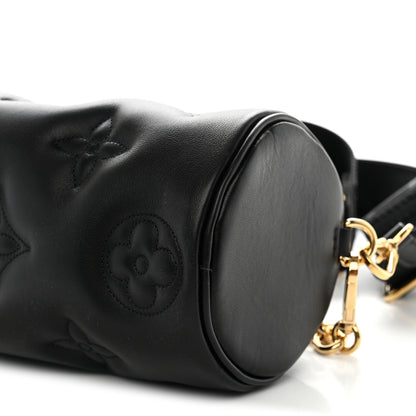 Louis Vuitton Calfskin Bubblegram Papillon BB Black 9 of 9