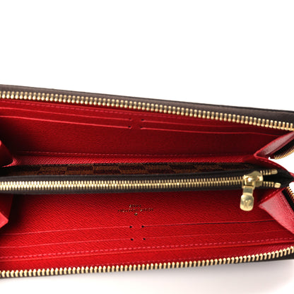 Louis Vuitton Damier Ebene Clemence Wallet Cherry 5 of 7