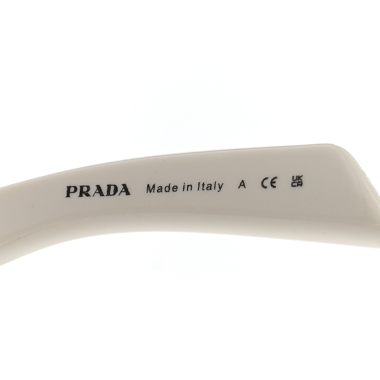 Prada Acetate Symbole Sunglasses SPR A19 White 6 of 8