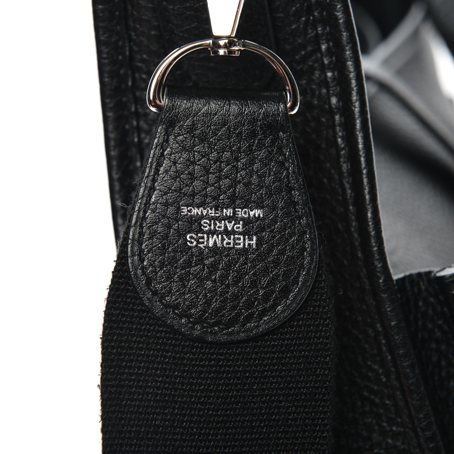 Hermes Taurillon Clemence Evelyne III GM Black 6 of 8