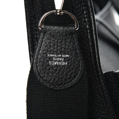 Hermes Taurillon Clemence Evelyne III GM Black 6 of 8