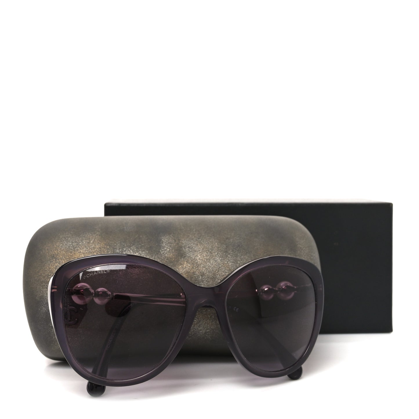 Acetate Pearl Polarized Winter Butterfly Sunglasses 5338-H Purple