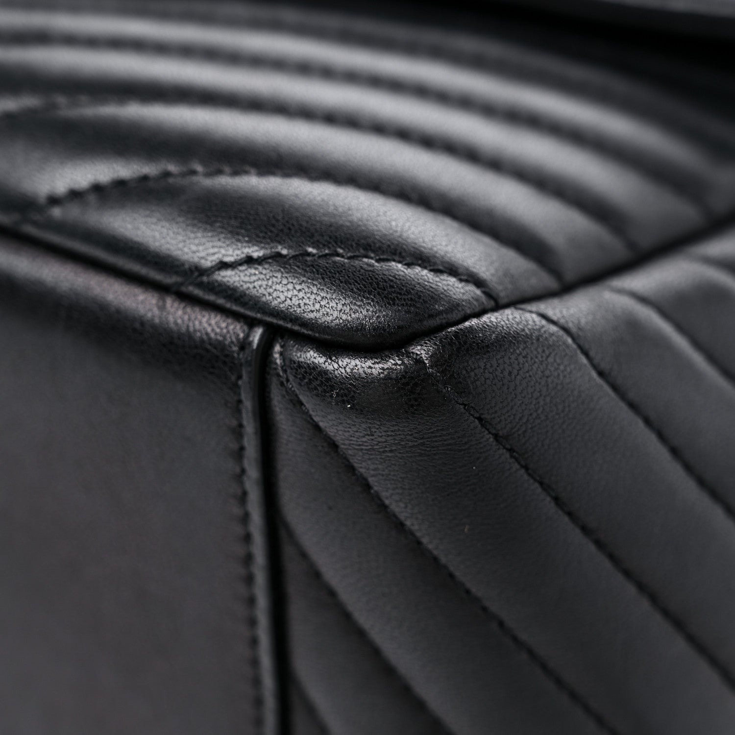 Saint Laurent Lambskin Matelasse Monogram Joe Backpack Black 9 of 12
