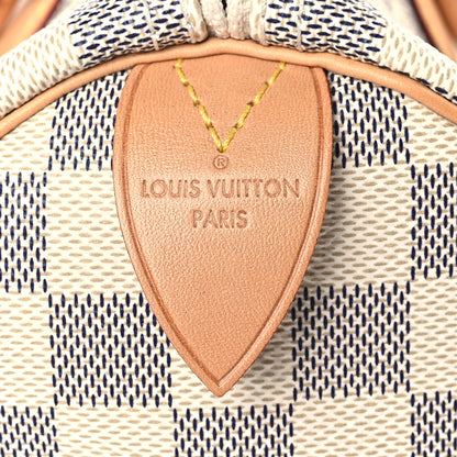 Louis Vuitton Damier Azur Speedy 30 6 of 9