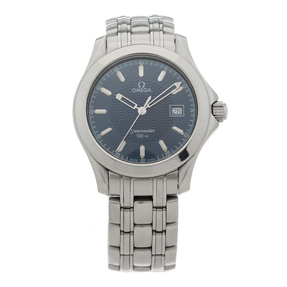 Omega Stainless Steel 36mm Seamaster 120M Quartz Watch Blue 2511.81 1 of 4