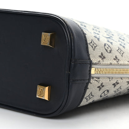 Louis Vuitton Mini Monogram Alma Haut Tote Blue 8 of 8