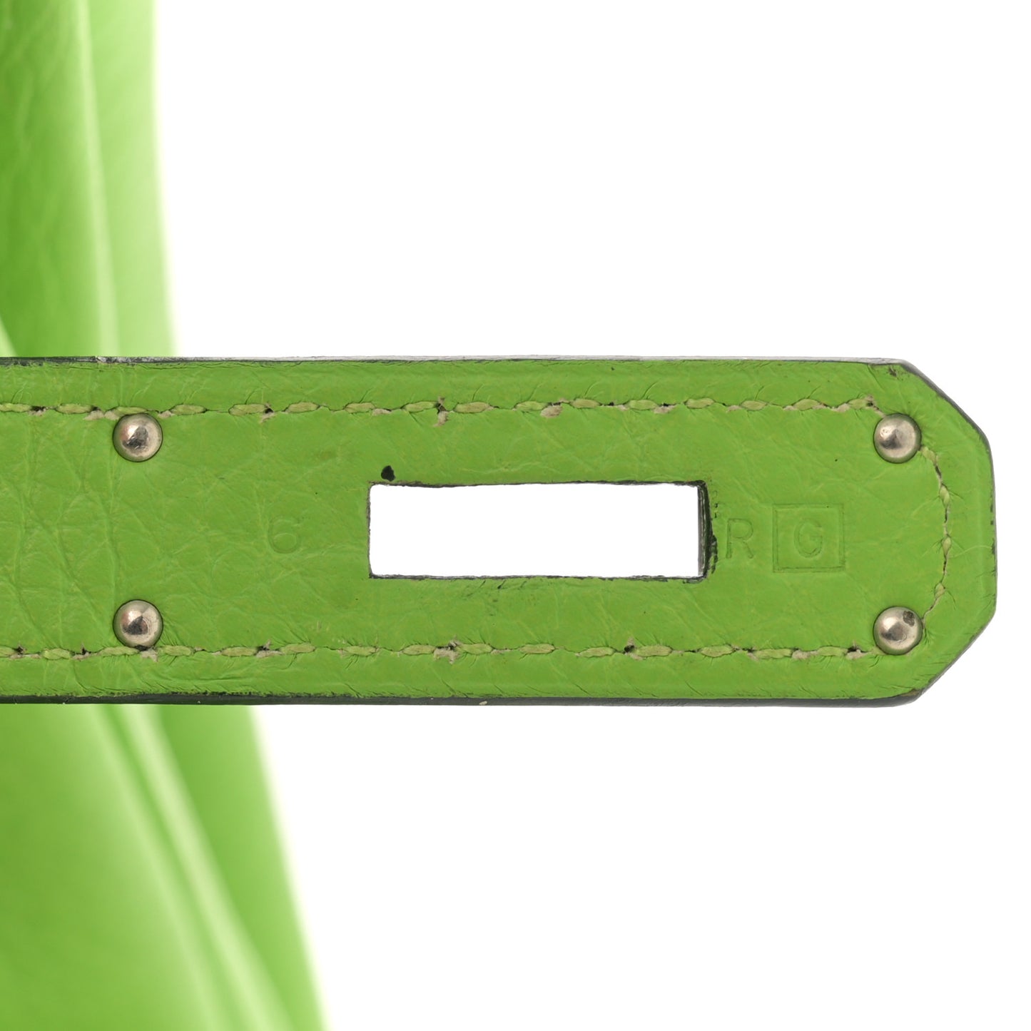 Taurillon Clemence Birkin 35 Vert Cru