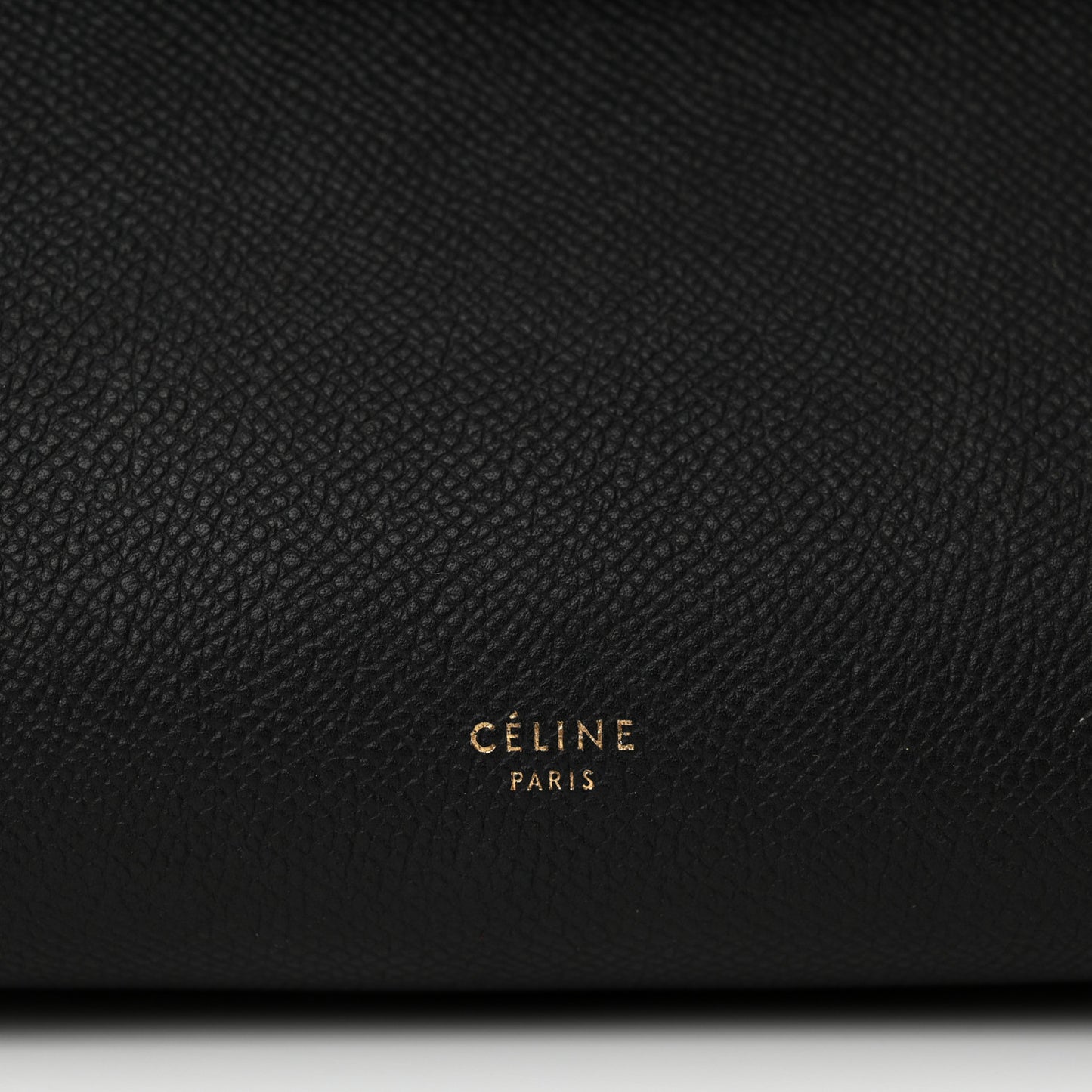 Grained Calfskin Mini Belt Bag Black