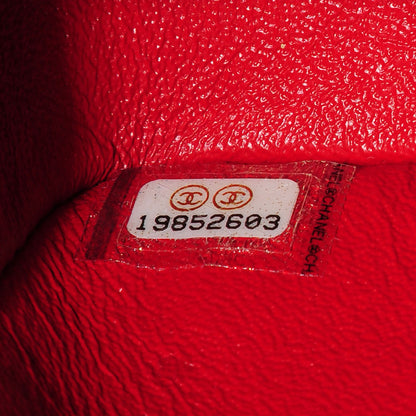 Chanel Lambskin Quilted Jumbo Double Flap Red 9 of 9