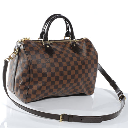 Louis Vuitton Damier Ebene Speedy Bandouliere 30 3 of 7