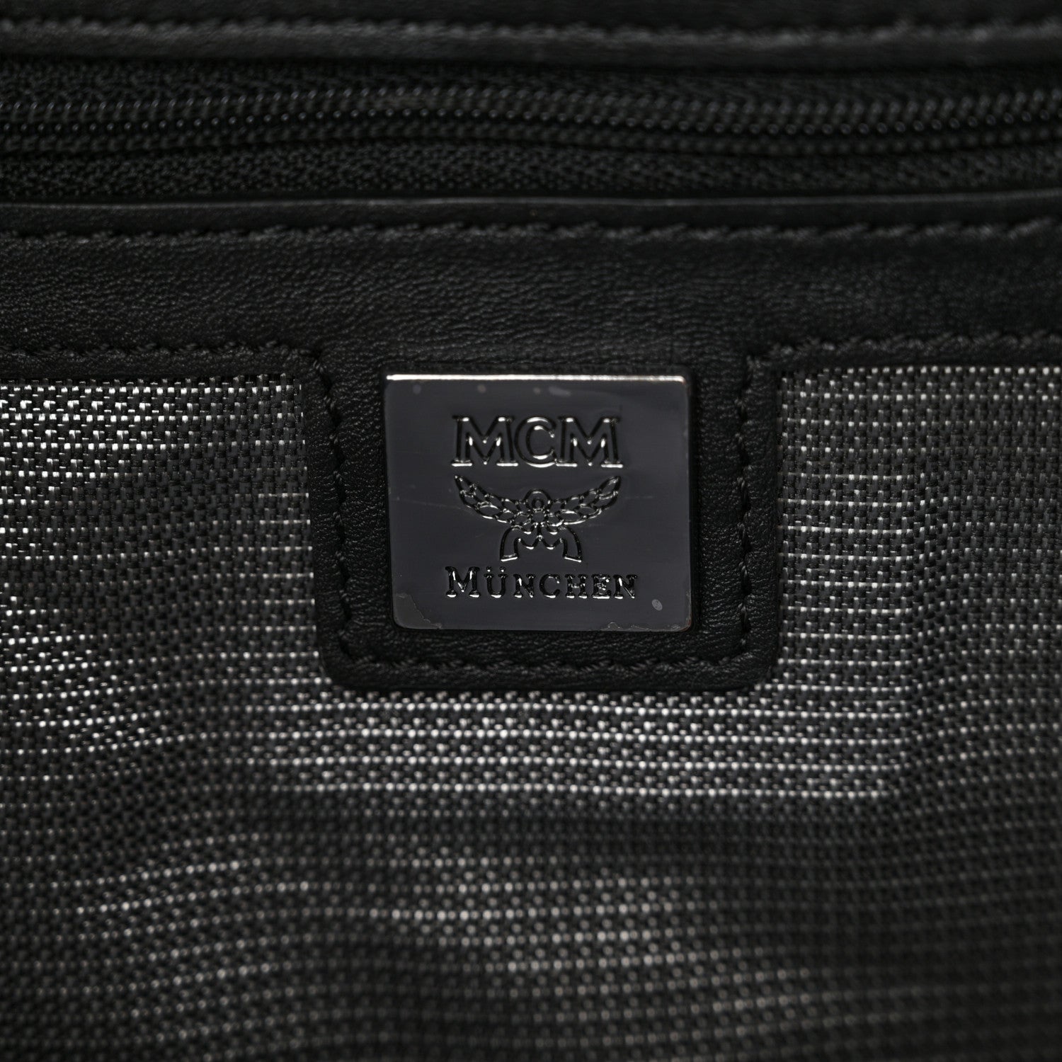 MCM Visetos Large Side Studs Stark Backpack Black 6 of 10