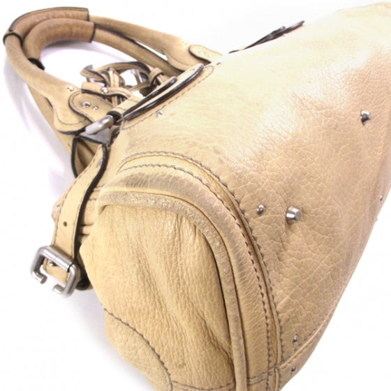 Leather Paddington Satchel Sable