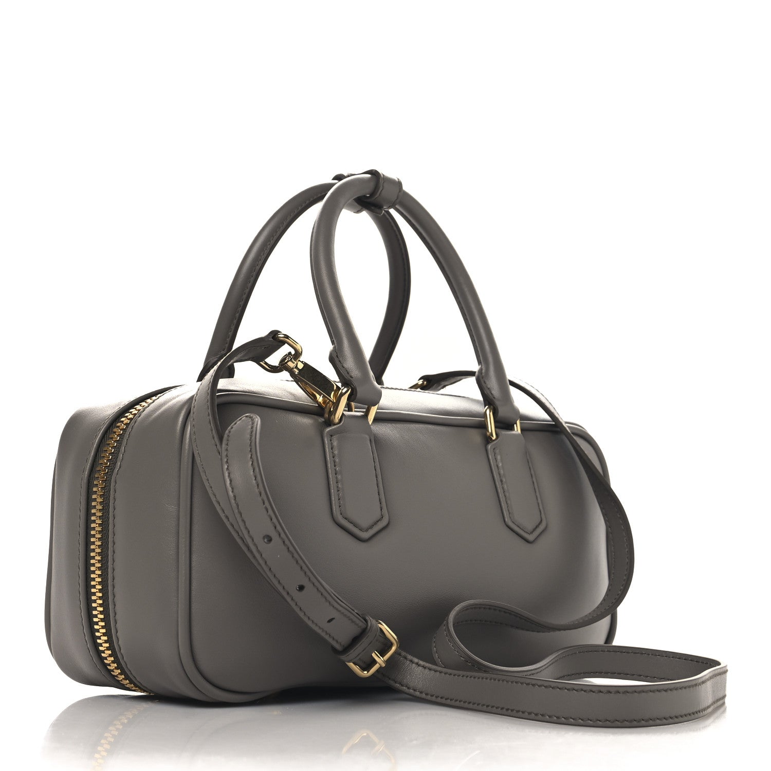 Miu Miu Nappa Large Arcadie Top Handle Bag Argilla 3 of 9