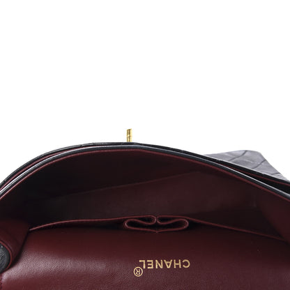 Chanel Lambskin Quilted Medium Double Flap Black 5 of 11