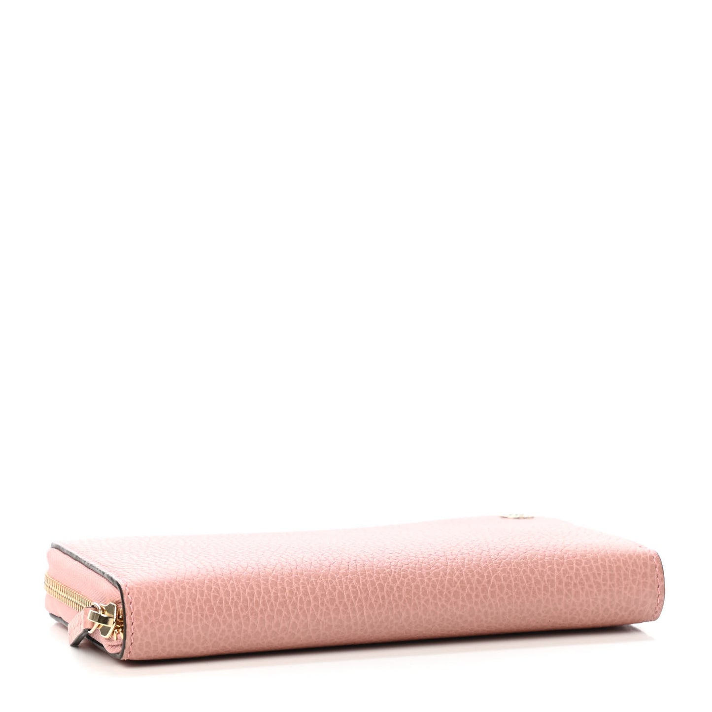 Dollar Calfskin GG Zip Around Wallet Soft Pink
