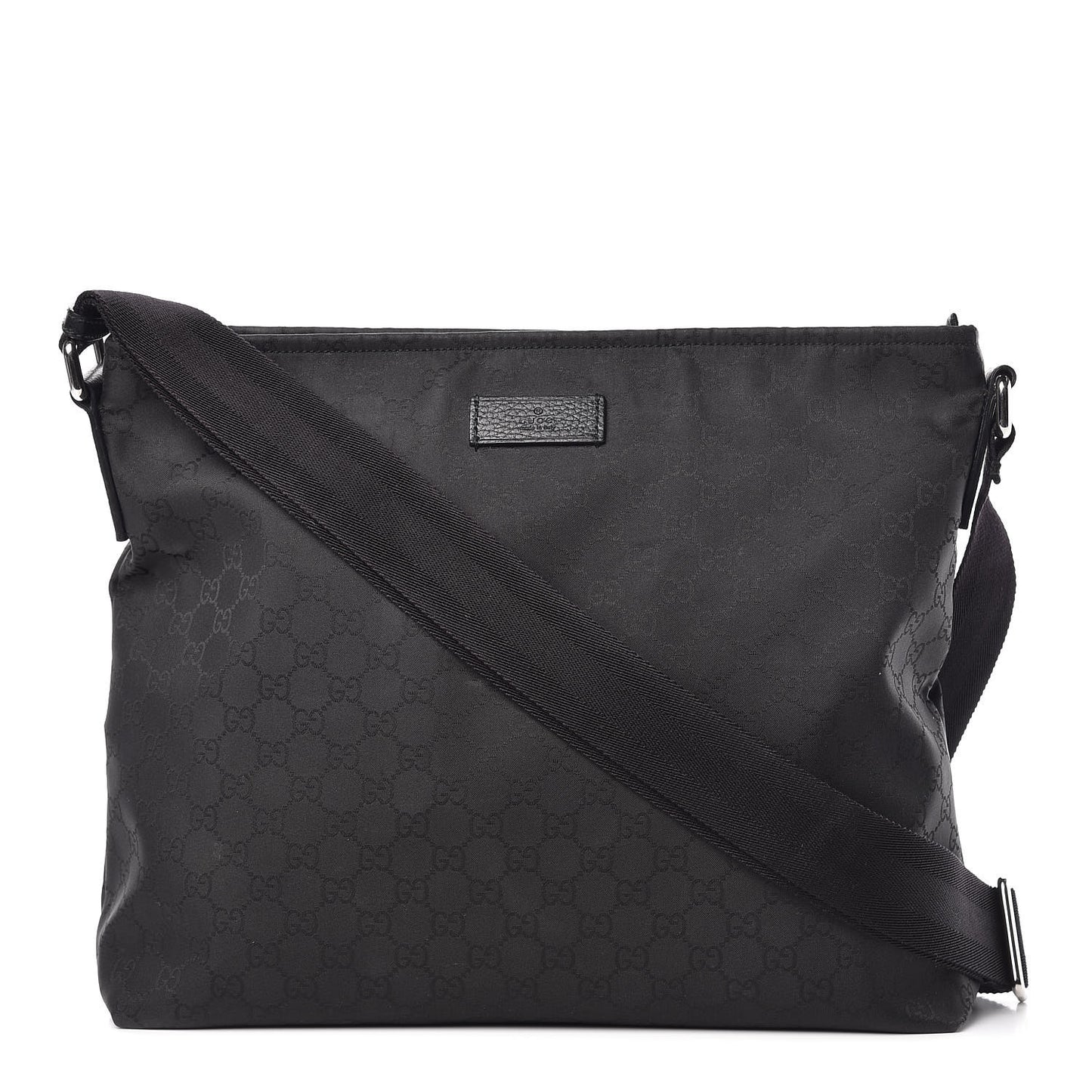 Nylon Monogram Large Messenger Black