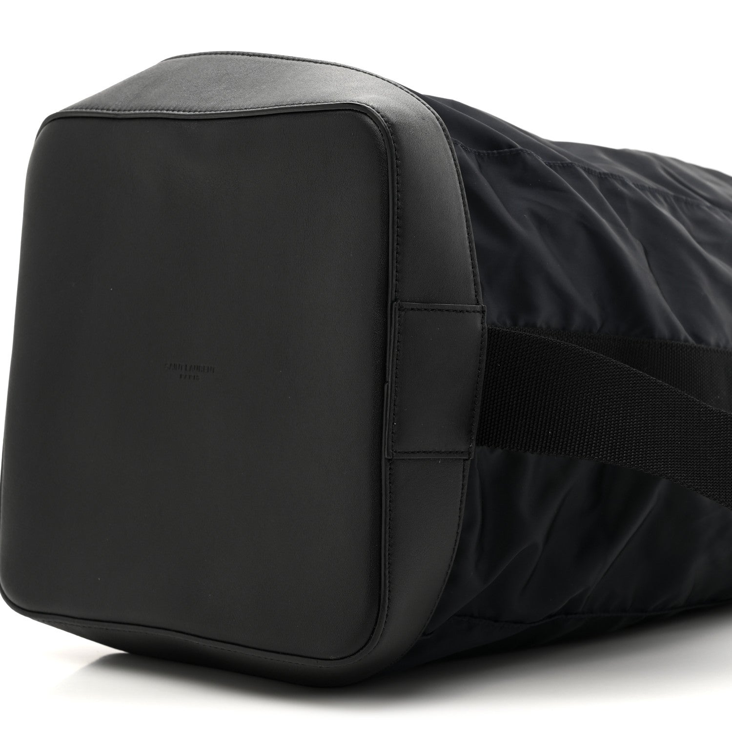 Saint Laurent Nylon City Long Sling Bag Dark Blueberry Black 9 of 11