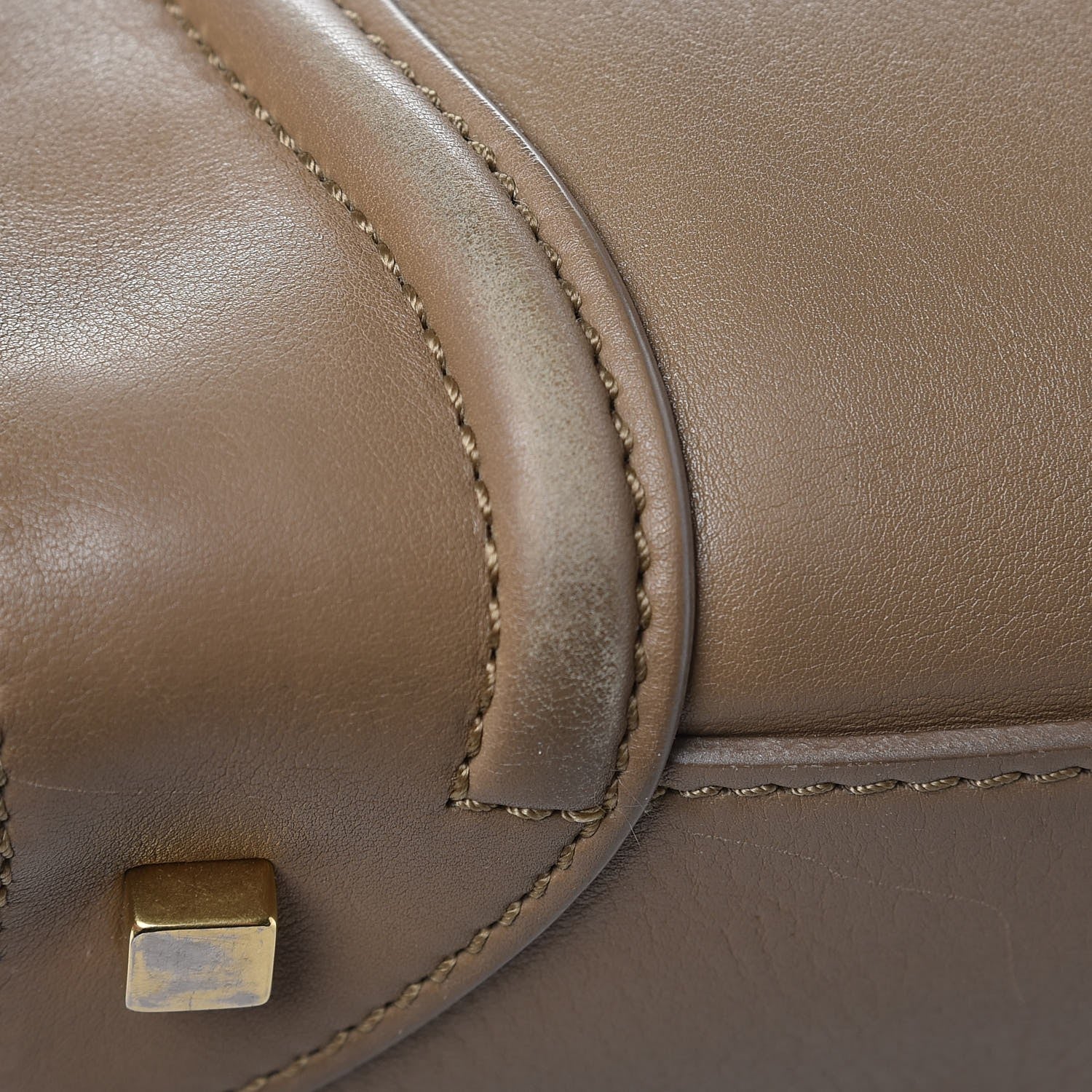 Celine Smooth Calfskin Mini Luggage Camel 16 of 20