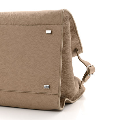 The Row Matte Grained Calfskin Soft Margaux 15 Dark Taupe 9 of 9