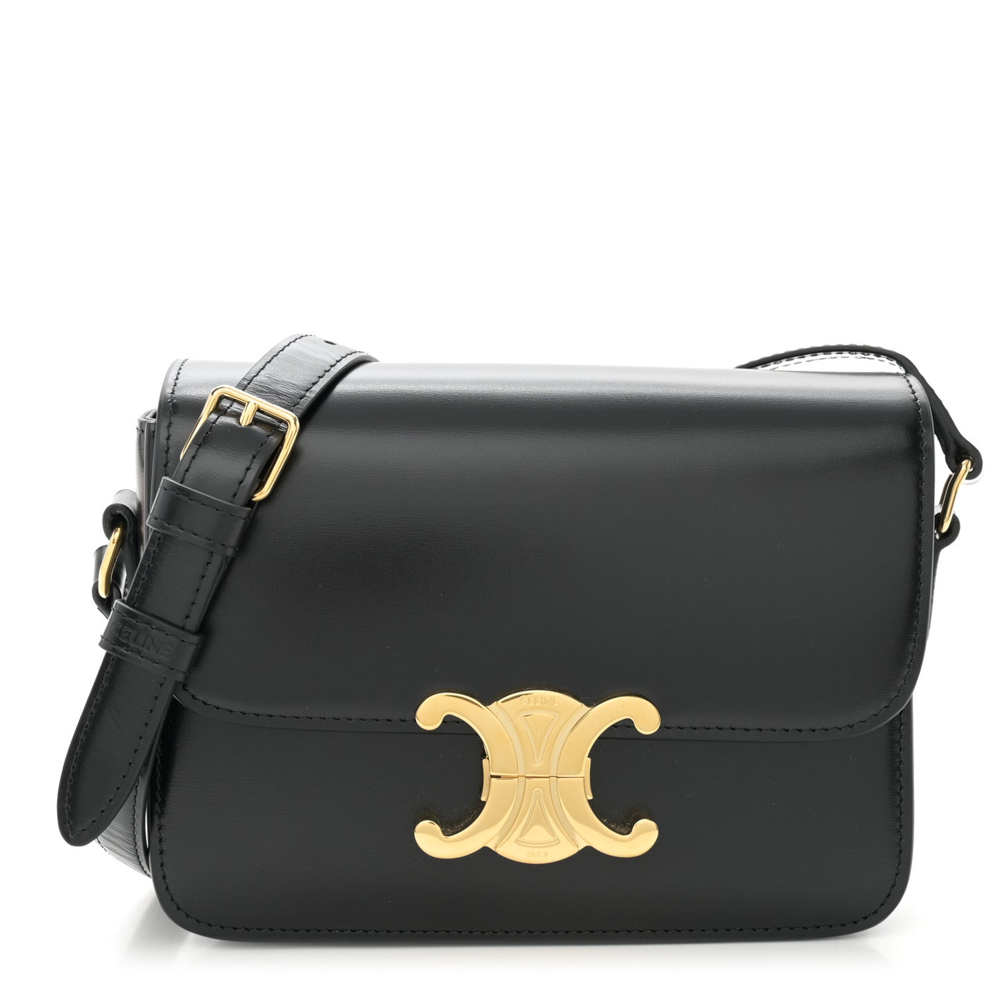 Shiny Calfskin Teen Triomphe Black