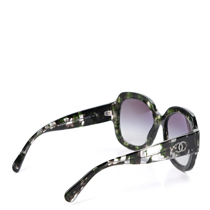 Chanel CC Sunglasses 5373 Green Multicolor 4 of 9
